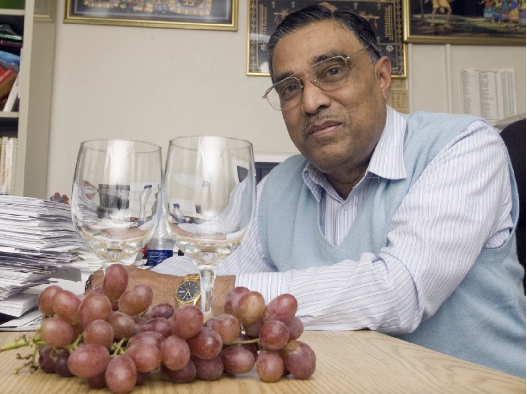 Dipak K. Das, University of Connecticut researcher and perpetuator of the great alcohol lie, later found guilty of fabricating red wine resveratrol studies.