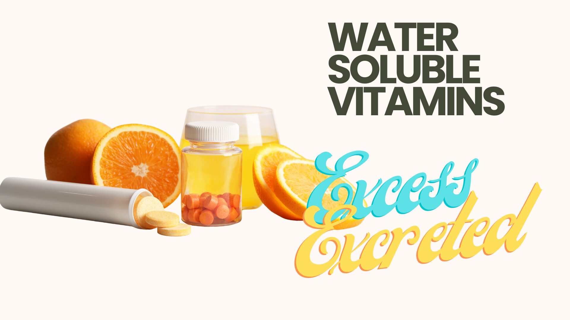 water soluble vitamins - Dr. Bomi Joseph